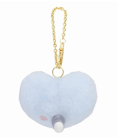 mofusand Fluffy Heart Meow Mascot Keychain