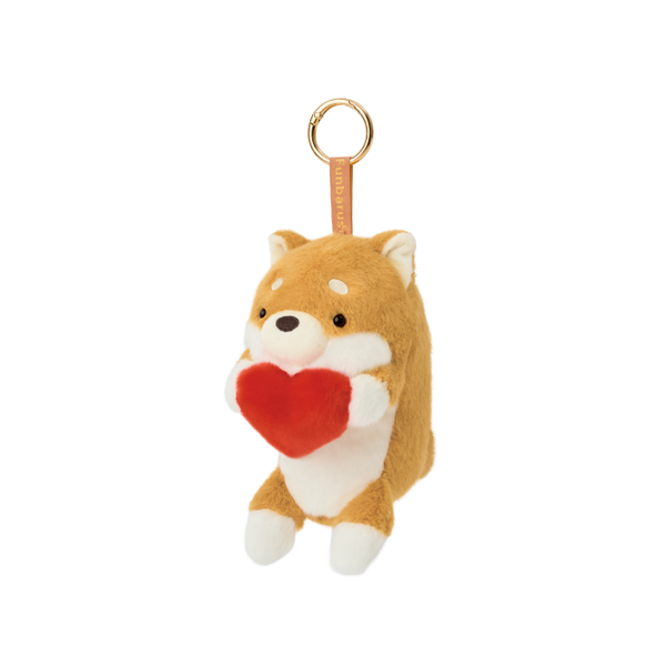 Funbaruzu Plush Bag Charm Shiba Inu Mini Keyring Accessory