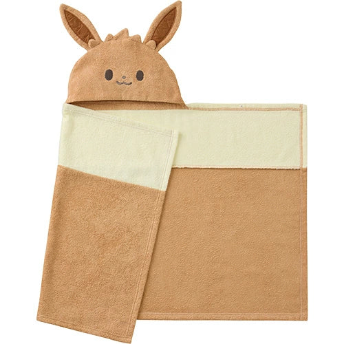 Monpoke Eevee Hooded Baby Bath Towel