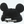 Load image into Gallery viewer, Tokyo Disney Resort Black Corduroy Fleece Mickey Mouse Ear Hat

