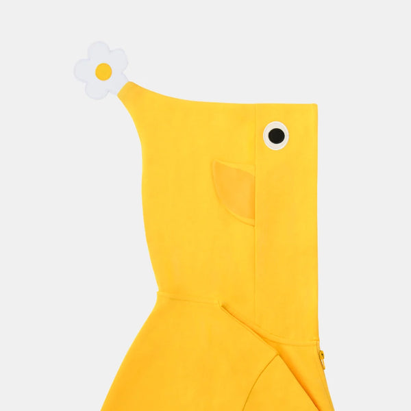 Pikmin Yellow Hoodie Cotton Blend Pullover Casual Sweatshirt Unisex