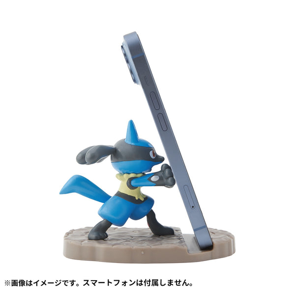 Pokemon Lucario Smartphone Stand Figure