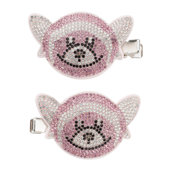 Pokemon Stufful Glitter Hair Clips