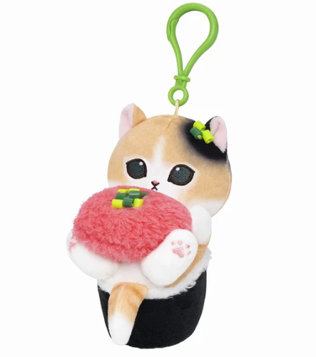 mofusand Sushi Meow Mascot Keychain
