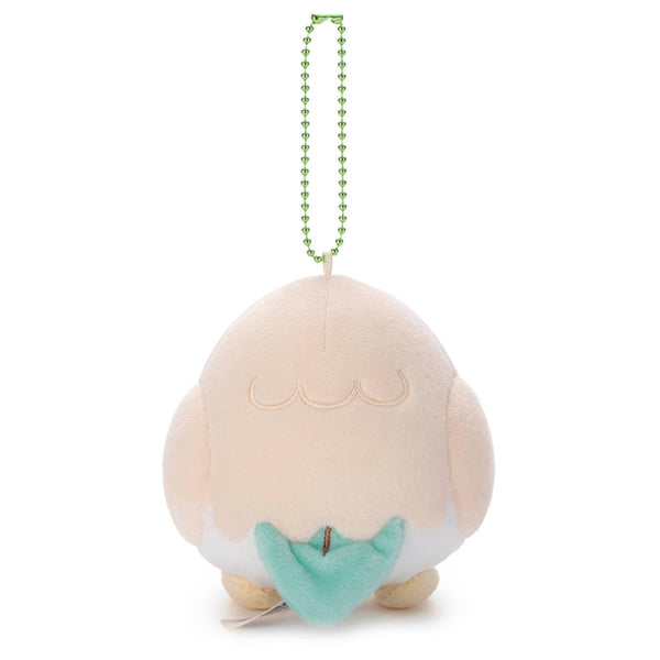 PokePeace Rowlet Funny Face Ball Chain Mascot Plush
