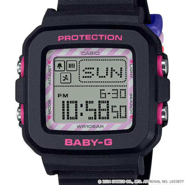 Casio BABY-G+PLUS × Kuromi Collaboration Model BGD-10KKM-1JR Digital Watch