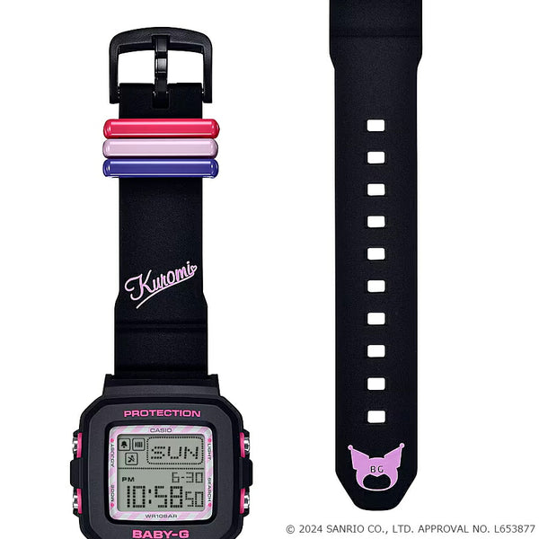 Casio BABY-G+PLUS × Kuromi Collaboration Model BGD-10KKM-1JR Digital Watch