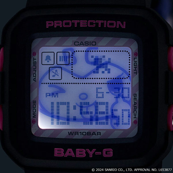 Casio BABY-G+PLUS × Kuromi Collaboration Model BGD-10KKM-1JR Digital Watch
