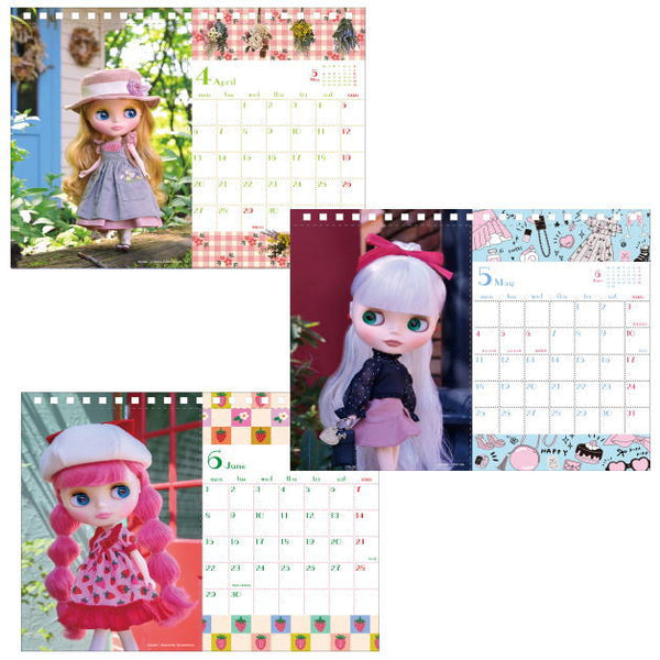 Blythe 2026 Desk Calendar Romantic Friendship Design Cute Collectible Gift