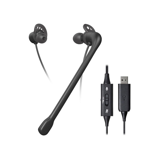 Audio-Technica ATH-202USB USB In-Ear Headset with Noise-Canceling Microphone