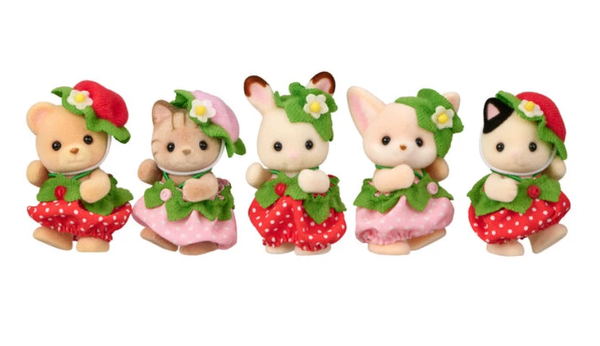 Sylvanian Families Baby Strawberry Doll Set