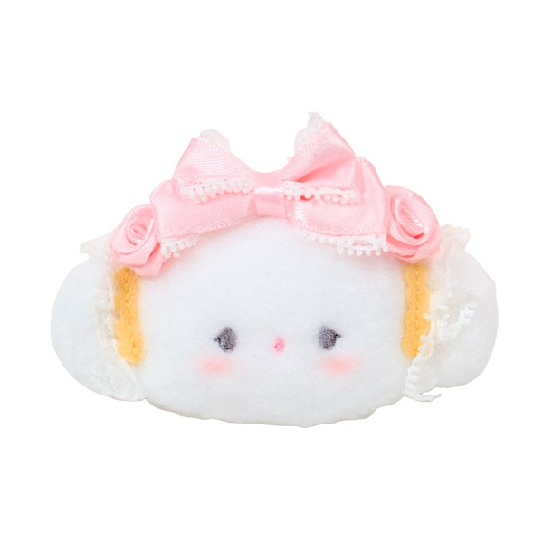 Sanrio Characters Secret Hair Clip (White Frill) Set (Box of 8 Pieces)