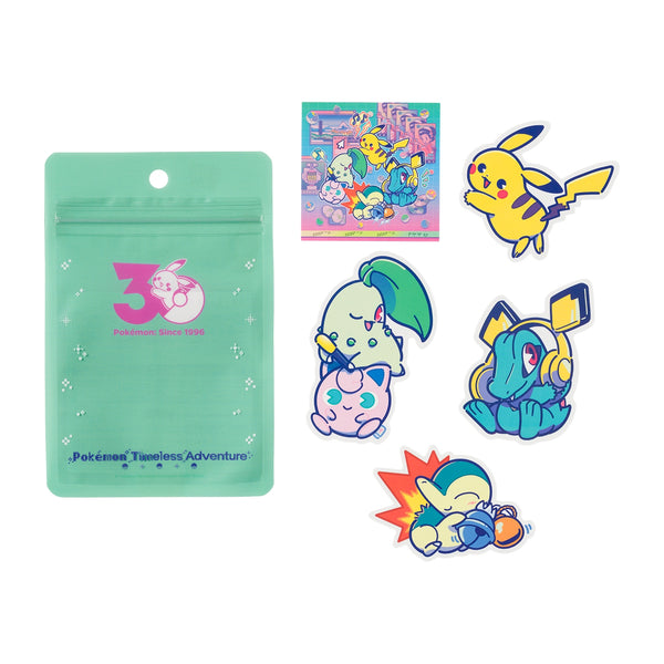 Pokemon Timeless Adventure Johto Sticker Set 5 Pack