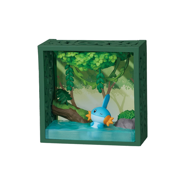 Pokemon Frame Deep Green Forest Box Miniature Figures – 6 Types Collectible Set
