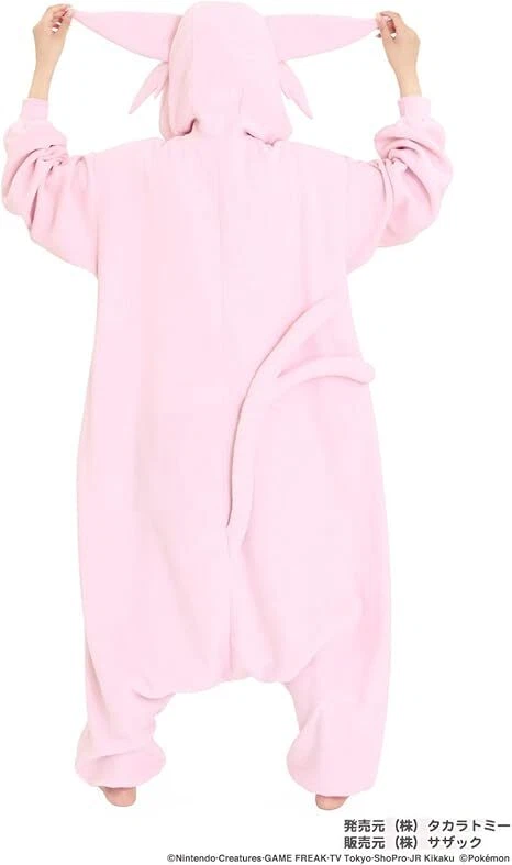 SAZAC Pokémon Espeon Kigurumi Costume Halloween Cosplay Pajamas