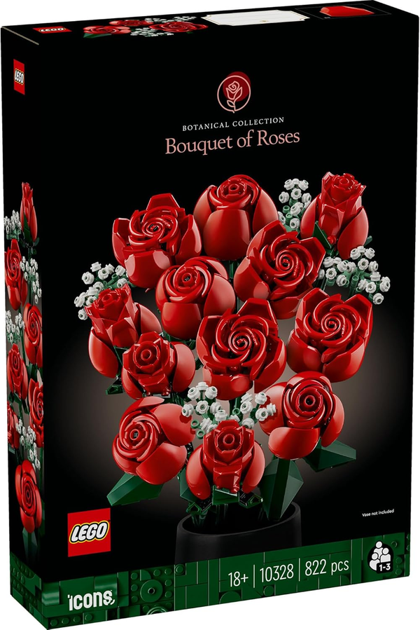 LEGO Icon Rose Bouquet Building Set