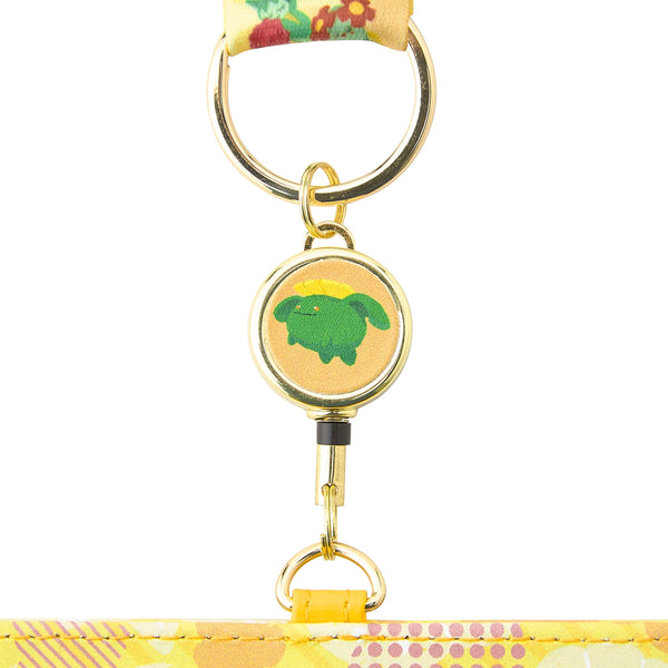Pokemon ID Card Holder with Lanyard – Floral Design Collection