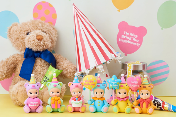 Sonny Angel Birthday Gift Teddy Bear Series Assorted Box (12 Blind Boxes)