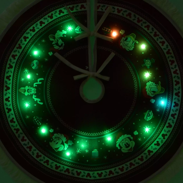 Disney Mickey & Friends LED Light-Up Christmas Tree Skirt