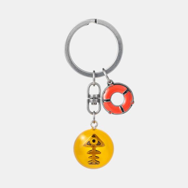 Nintendo Splatoon 3 Salmon Run Gold Salmon Keychain