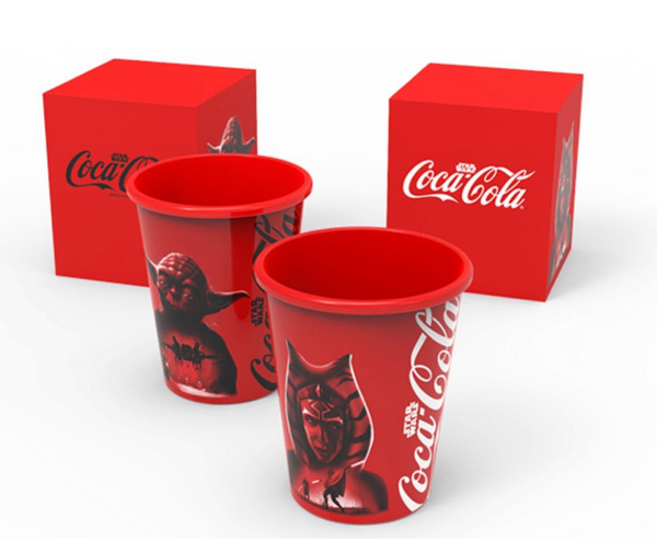 Coca Cola x Star Wars Original Tumbler Cup Set of 4 Japan Limited Edition