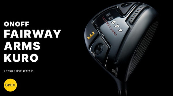 ONOFF Fairway Arms KURO CBT624F Fairway Wood 2023 Golf Club