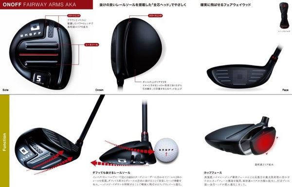 ONOFF Fairway Arms AKA MP-524F Fairway Wood 2024 Golf Club