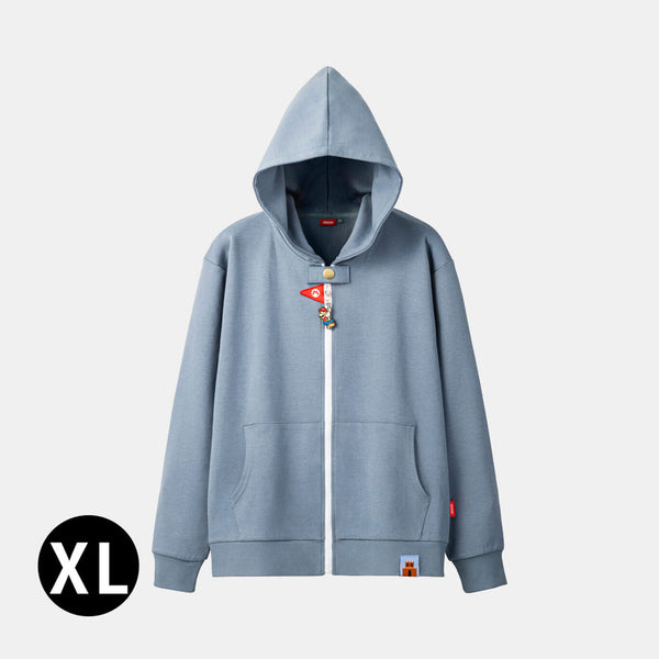 Super Mario Blue Hoodie Pullover Sweatshirt