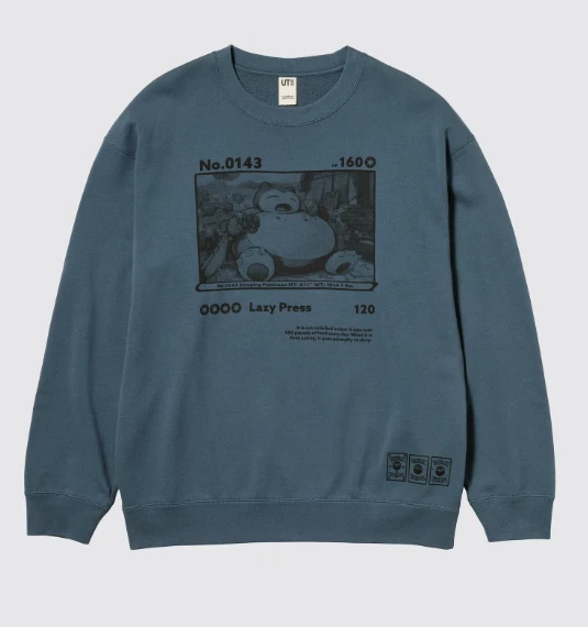 Uniqlo Pokemon UT Trading Cards Sweatshirt