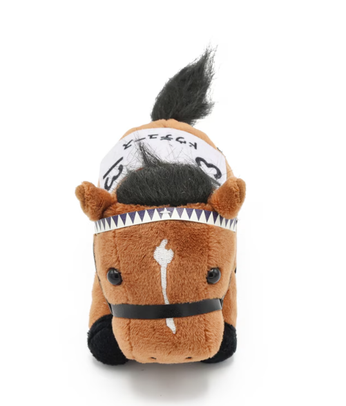 Idol Horse Mascot Sticker Dou Deuce Plush Keychain