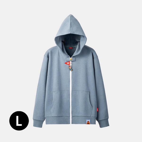 Super Mario Blue Hoodie Pullover Sweatshirt
