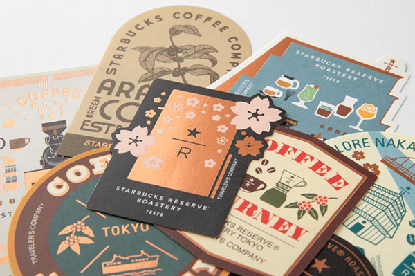 Starbucks Reserve Roastery Travelers Sticker Set