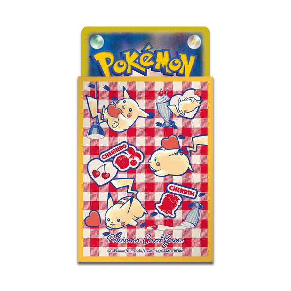 Pokemon Card Game Pikachu Hearts Orange Deck Sleeves 64 Pack