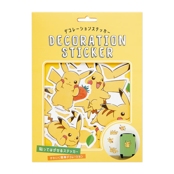 Pokemon Pikachu Fruit Yellow Decoration Sticker Set