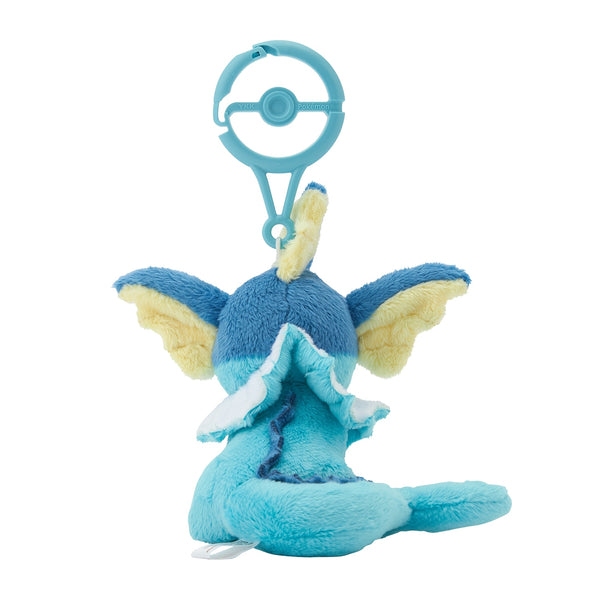 Pokemon Vaporeon Plush Mascot with Poke Ball Carabiner