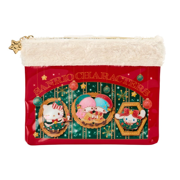 Sanrio Characters Christmas Flat Storage Pouch