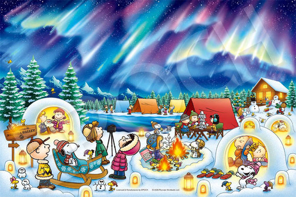 Epoch Snoopy Aurora Camp 1000-Piece Jigsaw Puzzle