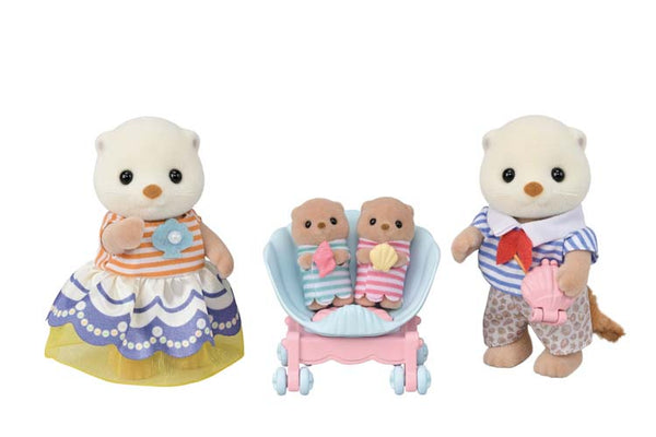 Sylvanian Families Sea Otter Family FS-54 Doll Set