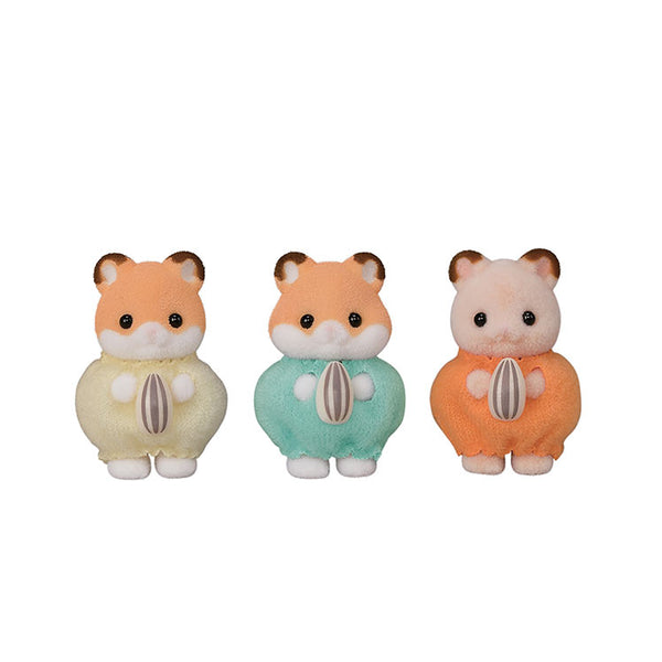 Epoch Sylvanian Families FS-61 Sunflower Theme Hamster Family Set