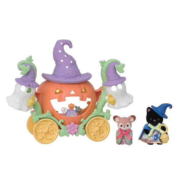 Sylvanian Families Halloween Ghost and Pumpkin Carriage Set