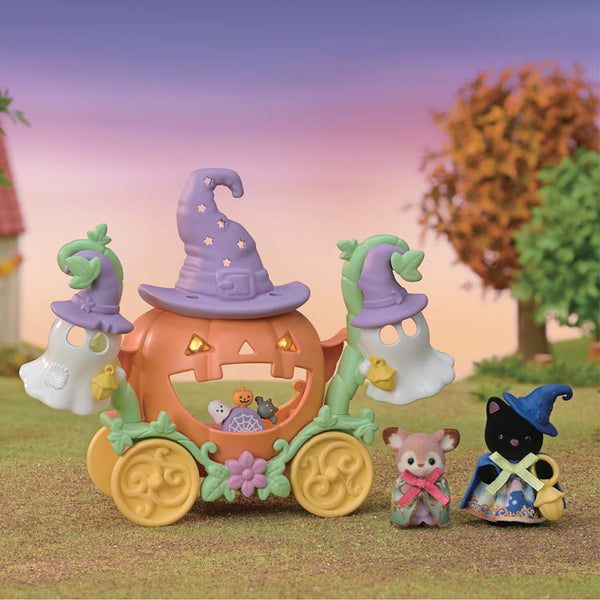 Sylvanian Families Halloween Ghost and Pumpkin Carriage Set