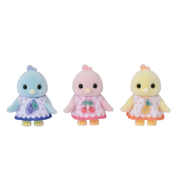 Sylvanian Families Epoch FS-62 Doll Set  Citrus Bird Family
