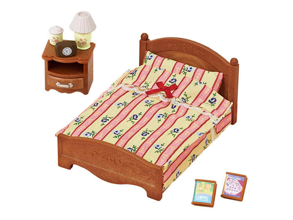 Sylvanian Families Semi Double Bed Set Dollhouse Furniture Epoch Ka-512 Toy
