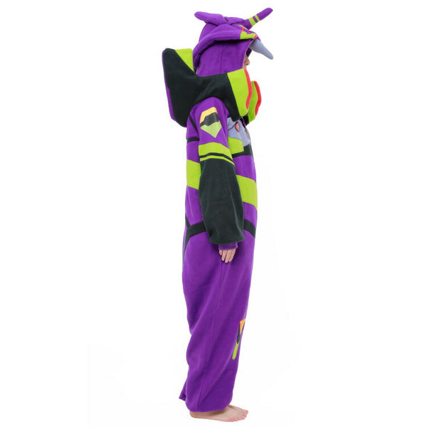 SAZAC Kigurumi Pajamas - Glow-in-the-Dark Evangelion Unit-01 Cosplay Costume