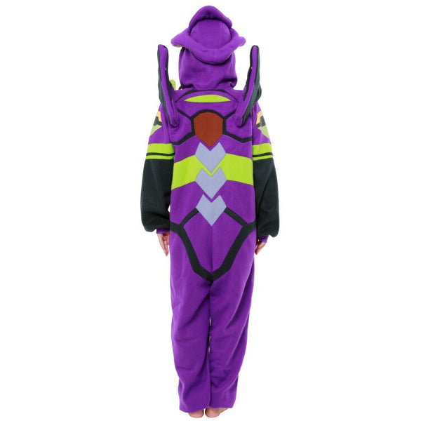 SAZAC Kigurumi Pajamas - Glow-in-the-Dark Evangelion Unit-01 Cosplay Costume