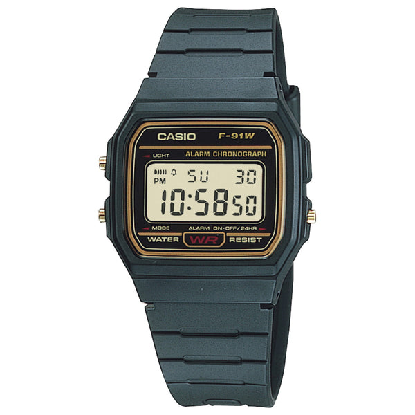 Casio Collection Digital Watch F-91WG-9QJH