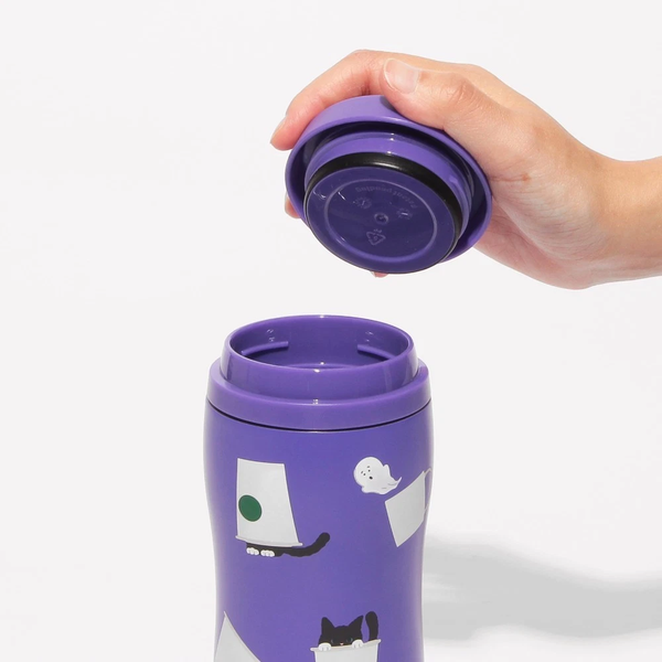 Starbucks Halloween 2025 Cat Curved Stainless Steel Bottle