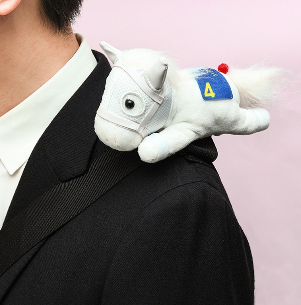 JRA Idol Horse Cling Mascot Sodashi Plush