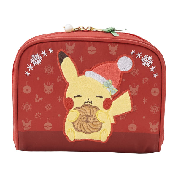 Pokemon Christmas Preparations Pouch – Pikachu Sneaking a Cookie