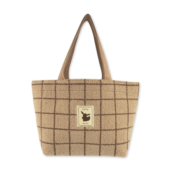 Pokemon Eevee Fuzzy Sagara & Corduroy Mini Tote Bag